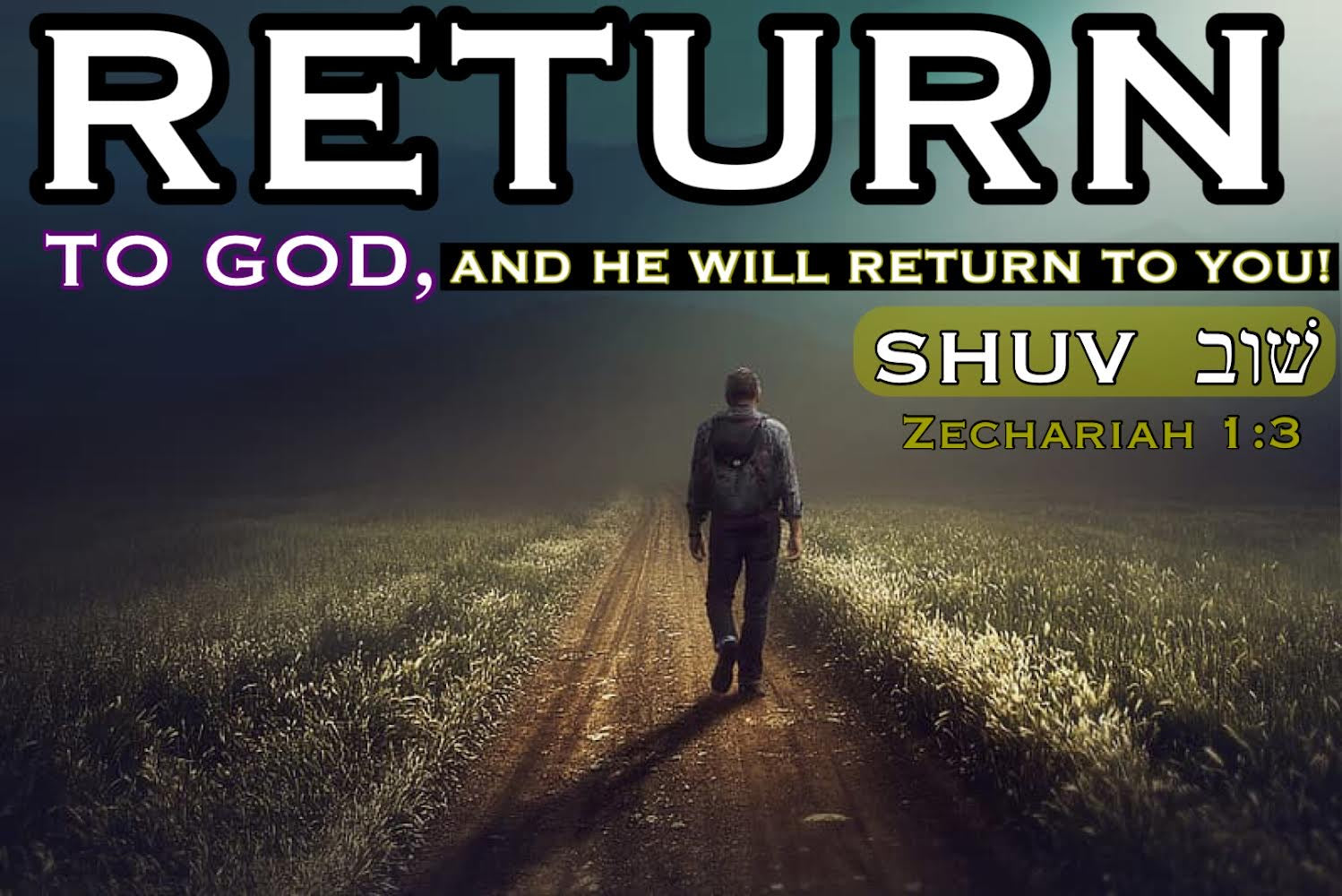Return To God, And He Will Return To You! SHUV - Zechariah 1 - 3