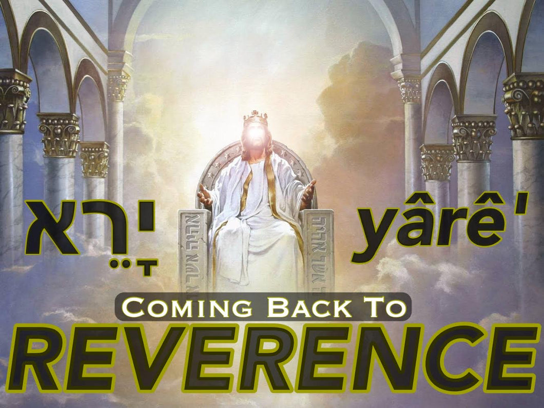 Coming Back To Reverence